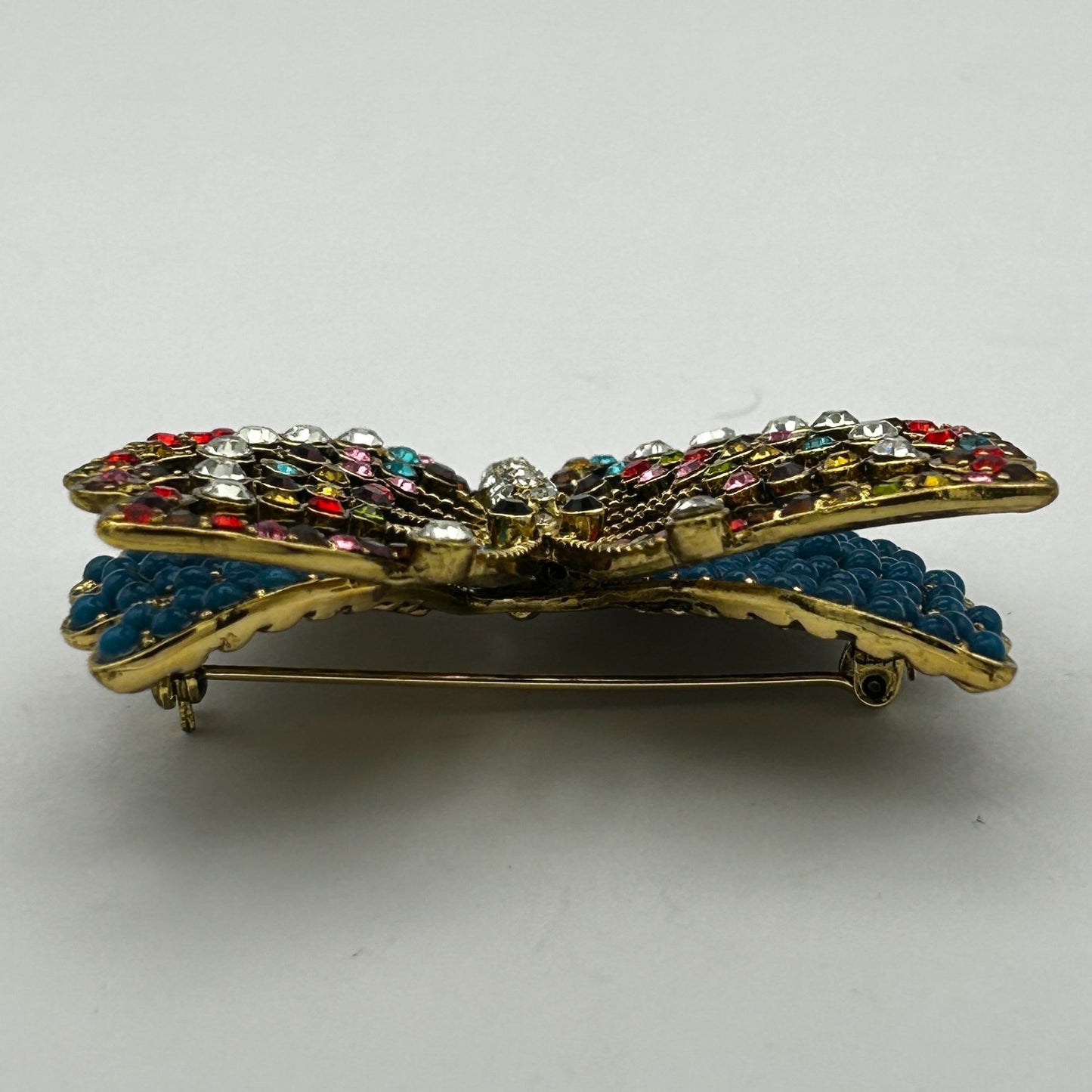 The Princess Amanda Collection Butterfly Brooch Fashion Jewelry Pin Rhinestone