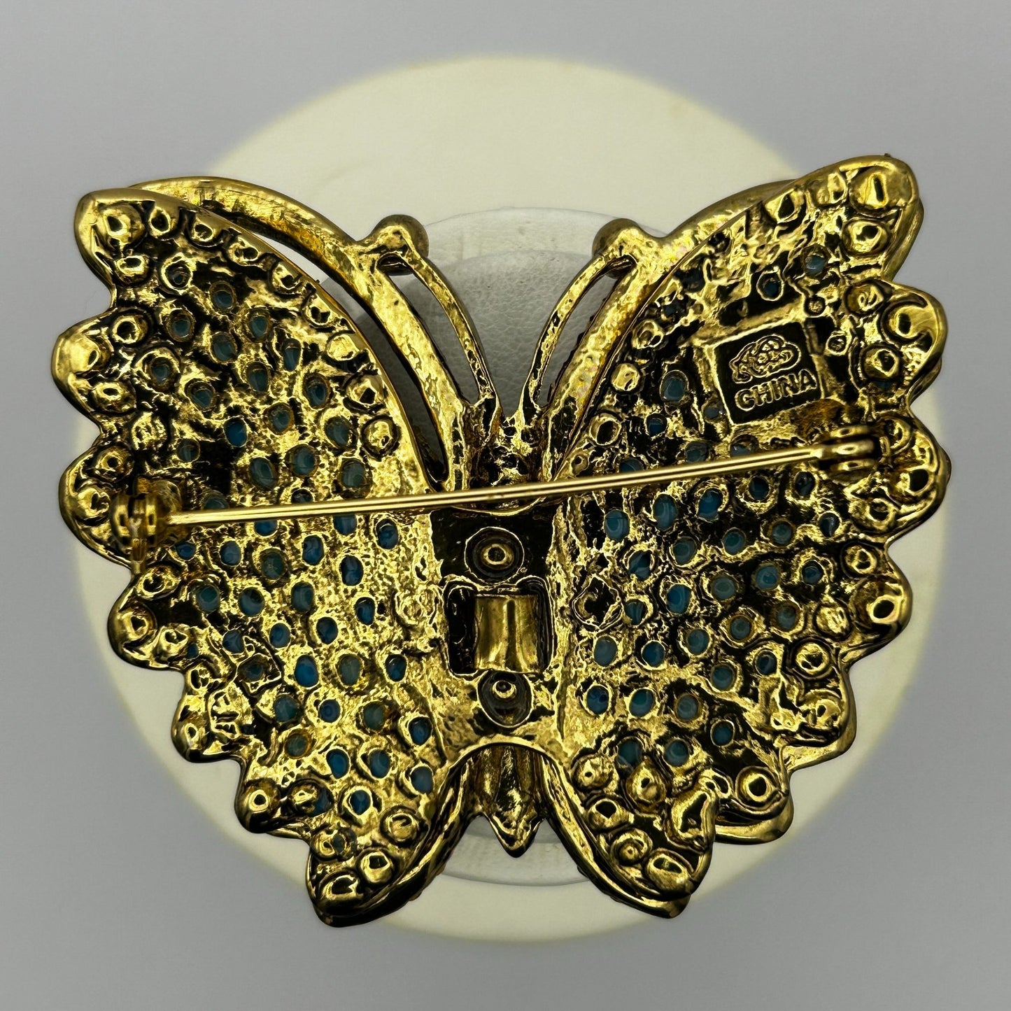 The Princess Amanda Collection Butterfly Brooch Fashion Jewelry Pin Rhinestone