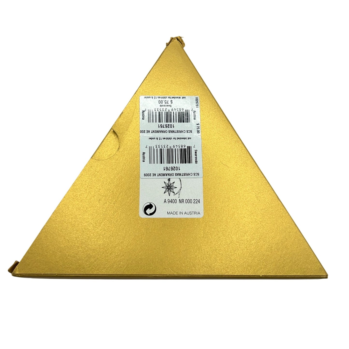 2009 Swarovski CRYSTAL SCS Annual Edition Snowflake Ornament USED ORIGINAL BOX