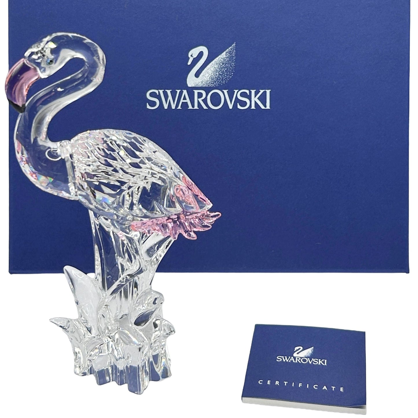 Swarovski Crystal 289733 Flamingo In Box With Certificate