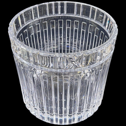Tiffany & Co. Crystal Vintage Champagne Wine Cooler Ice Bucket Atlas Pattern 8lb