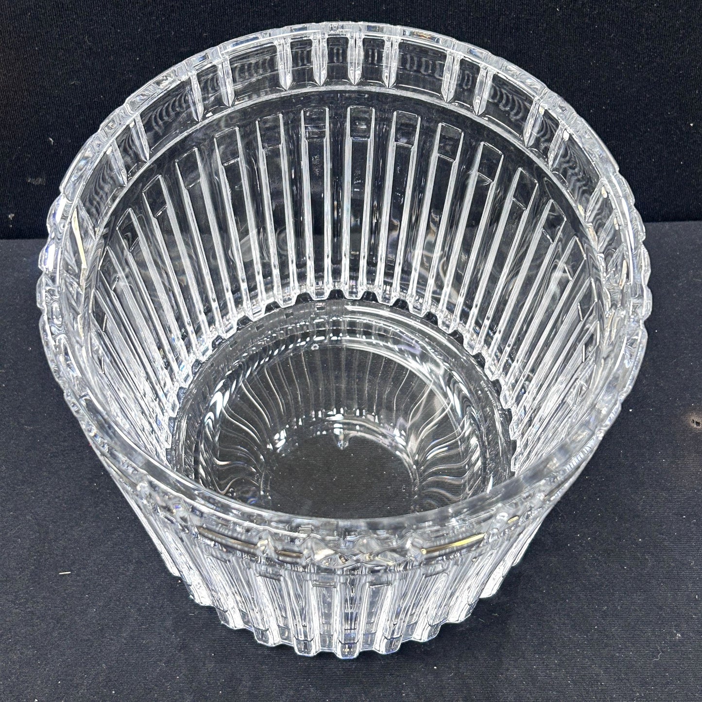 Tiffany & Co. Crystal Vintage Champagne Wine Cooler Ice Bucket Atlas Pattern 8lb