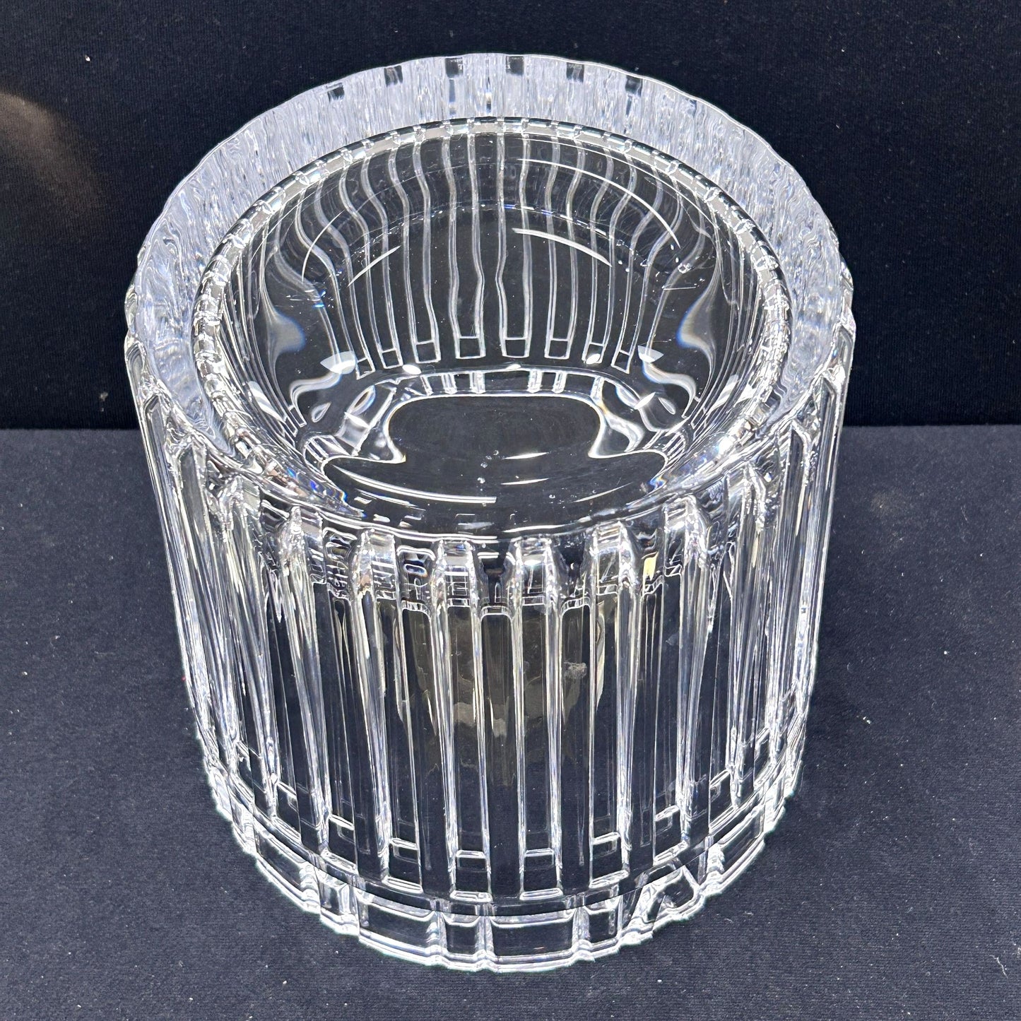 Tiffany & Co. Crystal Vintage Champagne Wine Cooler Ice Bucket Atlas Pattern 8lb