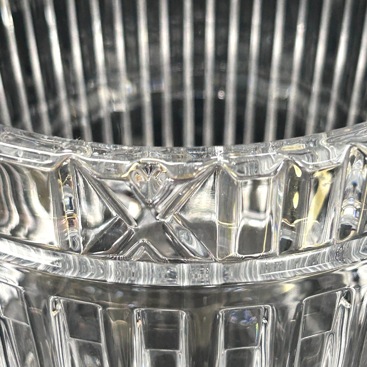 Tiffany & Co. Crystal Vintage Champagne Wine Cooler Ice Bucket Atlas Pattern 8lb