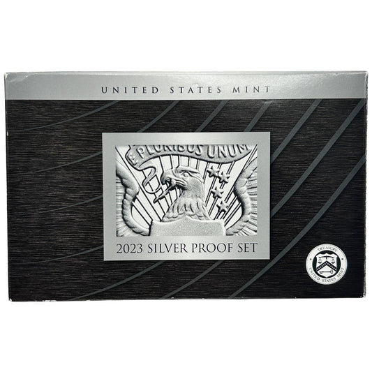 2023-S US Mint Silver Proof Set OGP COA & Box 10 Coins .999 United States