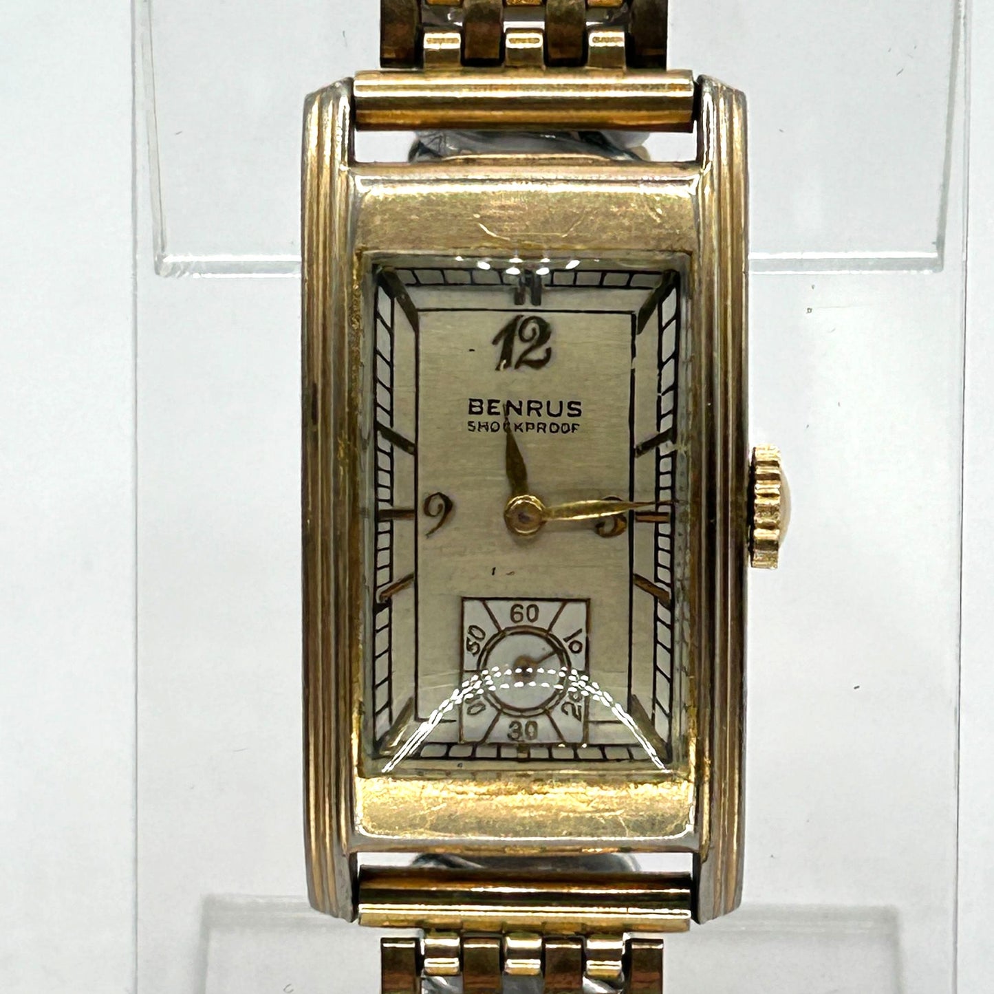 Benrus 17 Jewels Gold Plated Manual Wind Watch #2069453