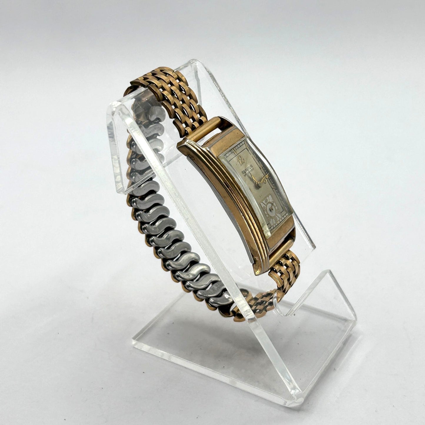 Benrus 17 Jewels Gold Plated Manual Wind Watch #2069453