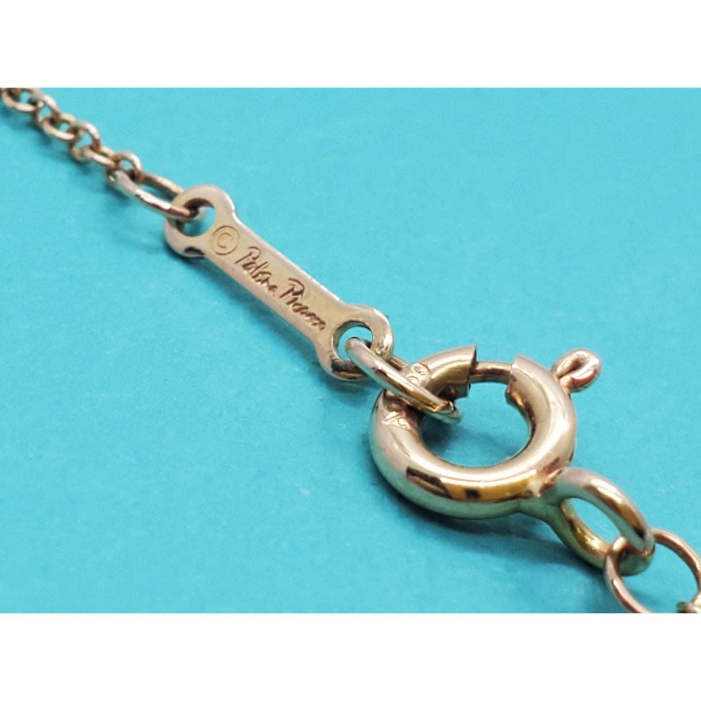 Tiffany & Co Paloma Picasso Designer Olive Leaf Vine Pendant Necklace 18k Gold