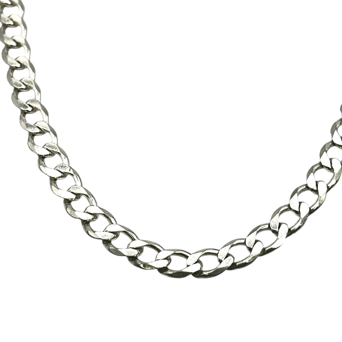 925 Italy IBB Sterling Silver Men's Curb Chain Necklace 20 Inch 5mm Classic