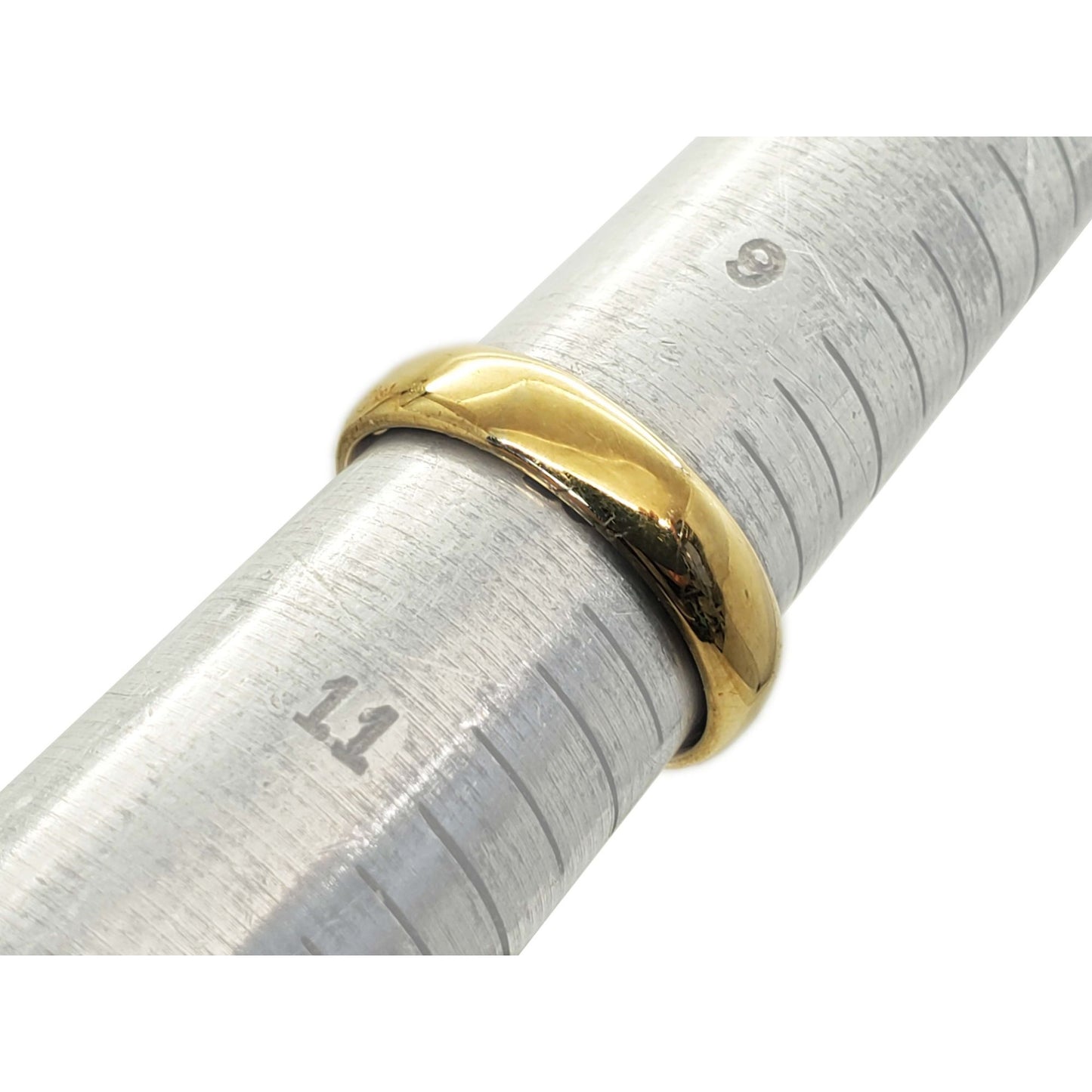 Atasay Kuyumculuk 5mm Comfort Fit Hollow Wedding Band 18k Gold Size 10
