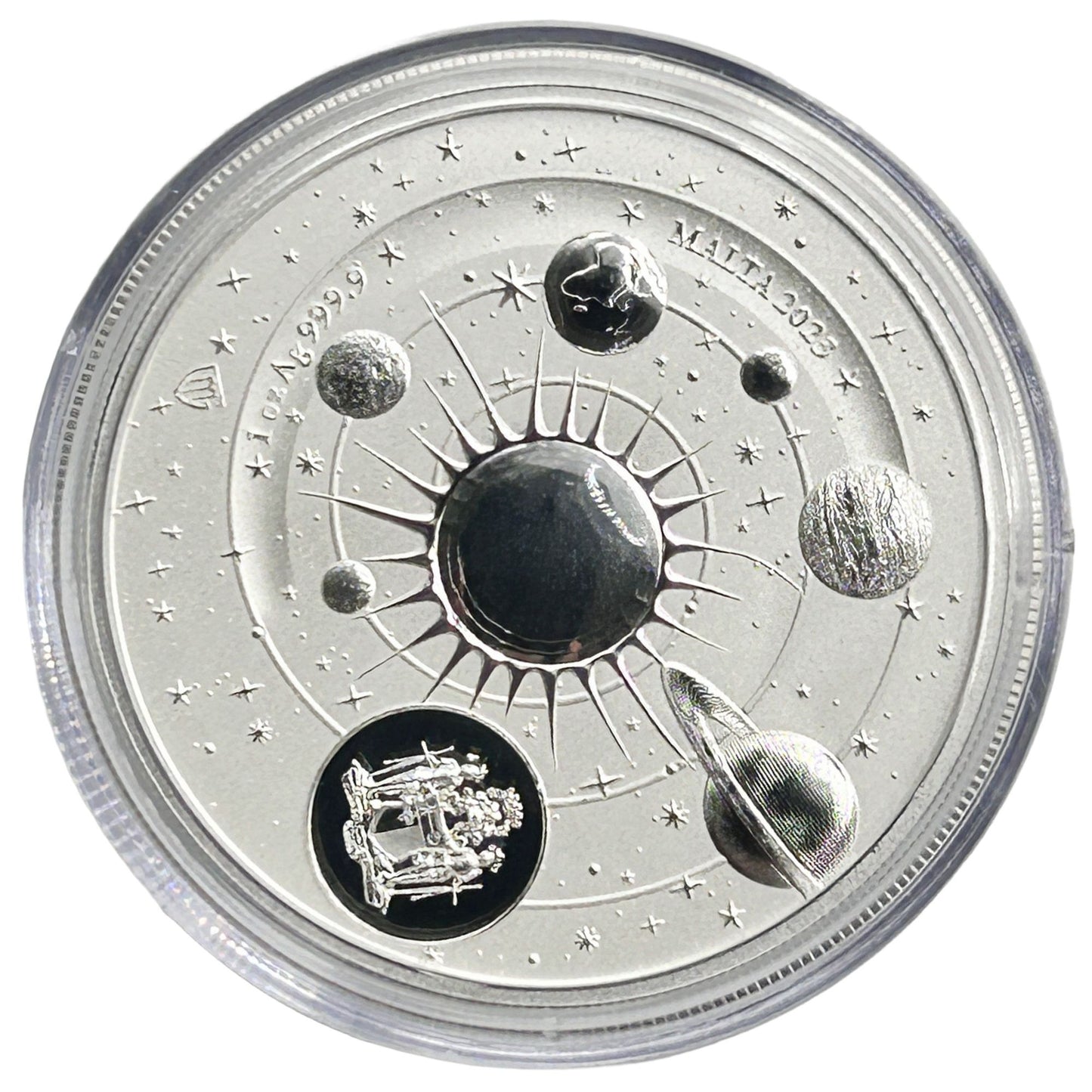 COPERNICUS 2023 5 Euro 1 oz BU Fine Silver Coin in Malta Germania Mint + COA