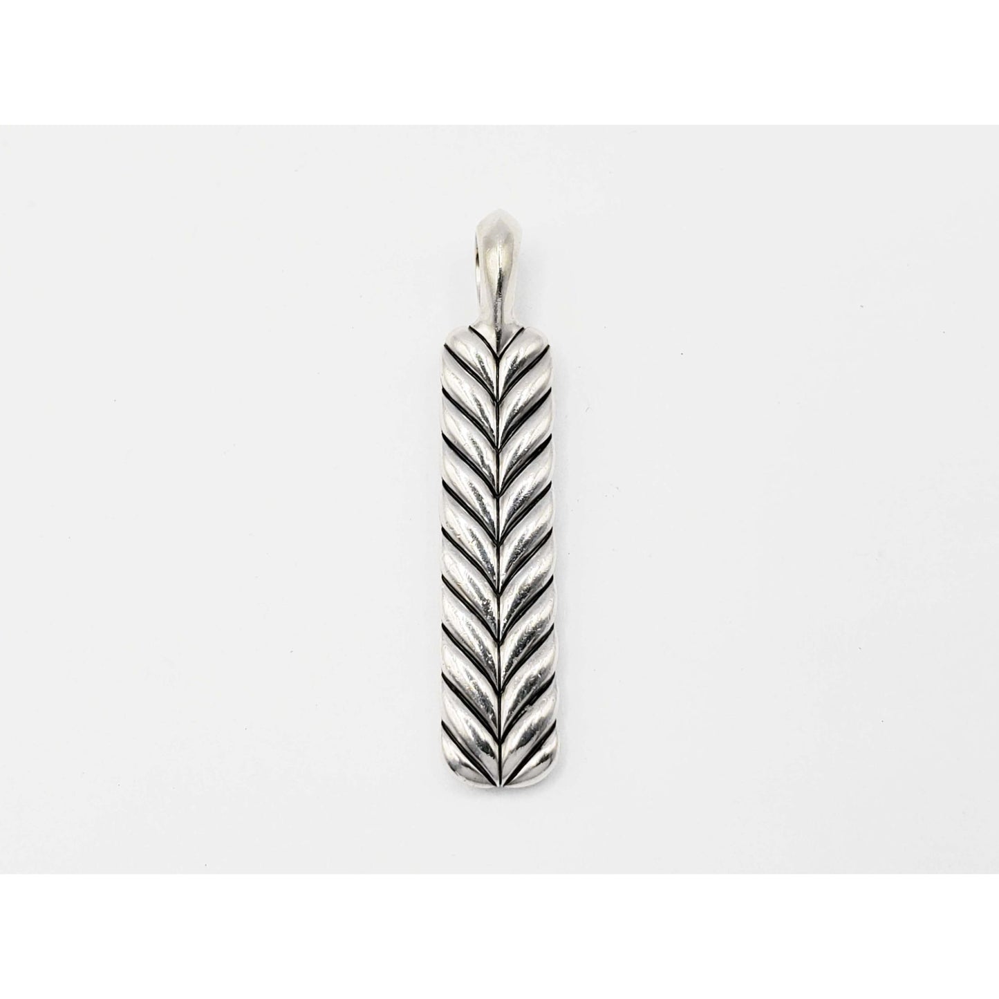David Yurman Chevron Ingot Tag Sterling Silver