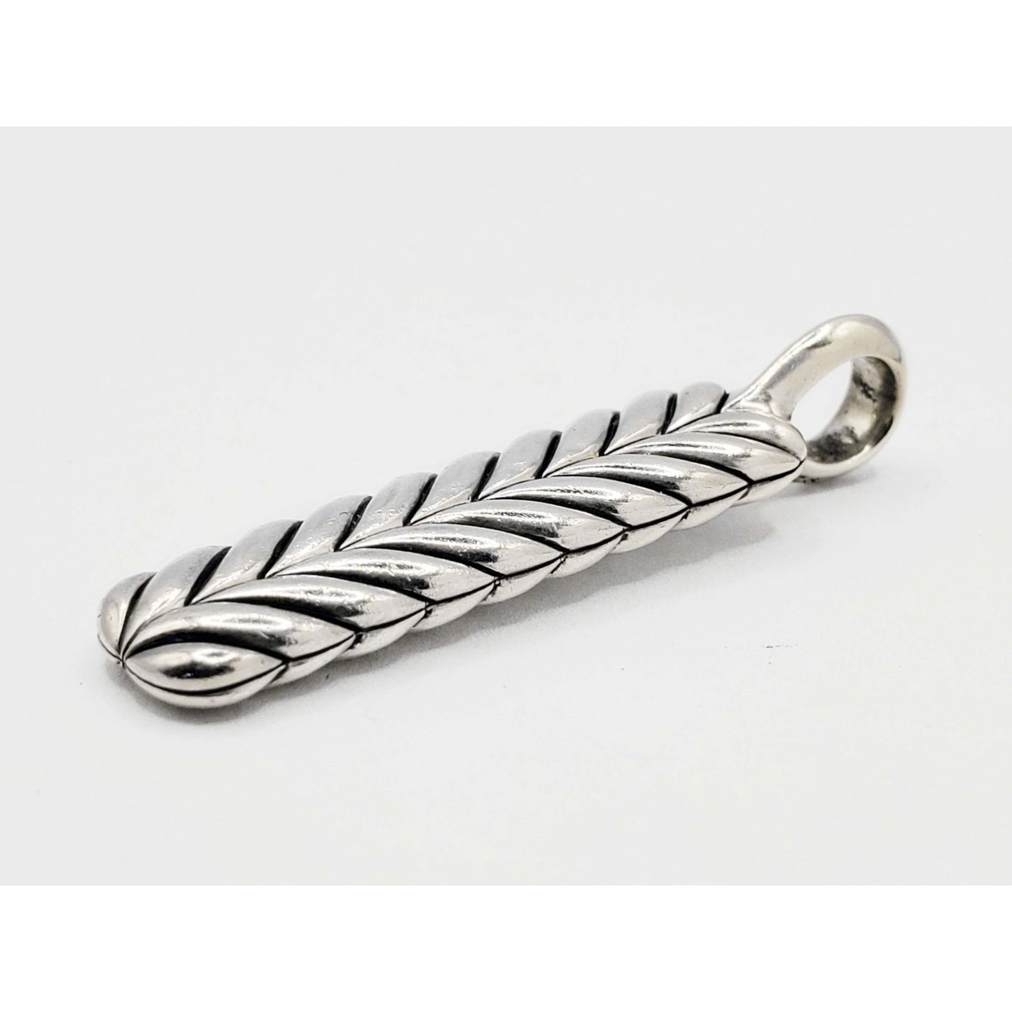 David Yurman Chevron Ingot Tag Sterling Silver