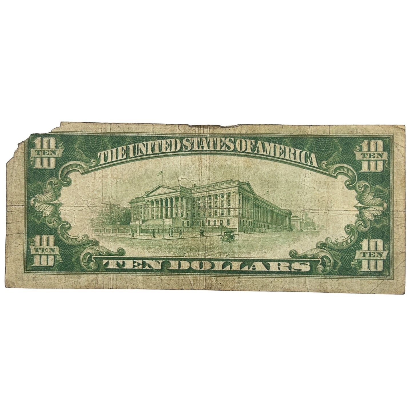 1929 $10 National Currency - Federal Reserve Bank of Kansas City Missouri