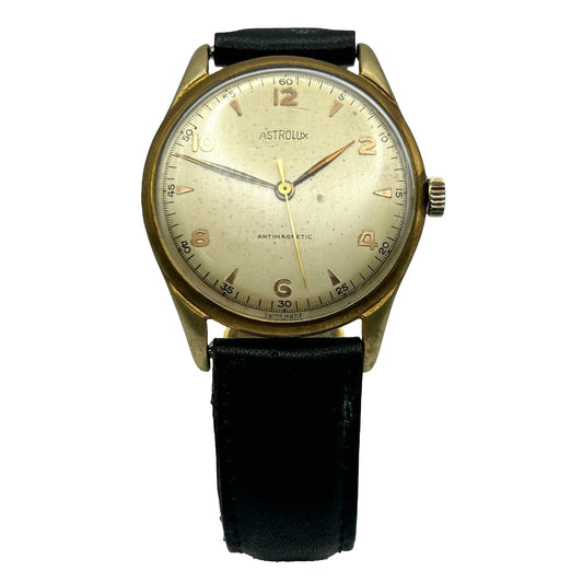 Vintage Astrolux Antimagnetic Hand Winding Watch Swiss Made - Fond Acier 159