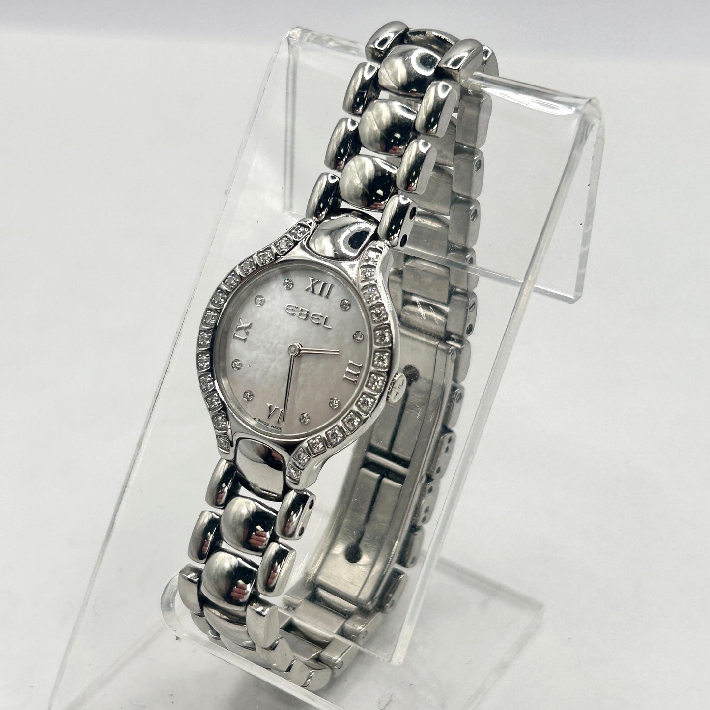 Ebel Beluga .44 Carat Diamond Stainless Steel Ladies Wristwatch 41511439