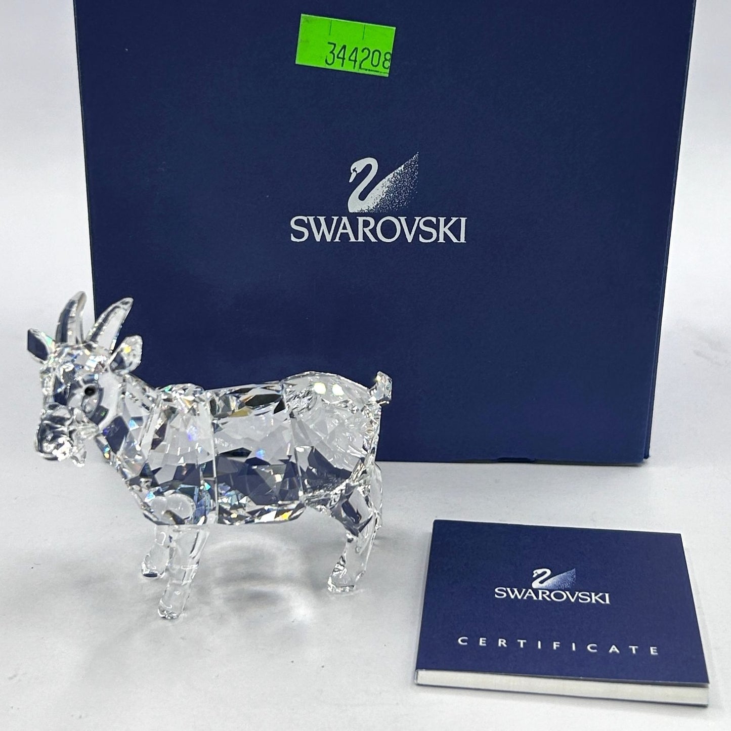 Swarovski Crystal 897351 Goat In Box With Certificate