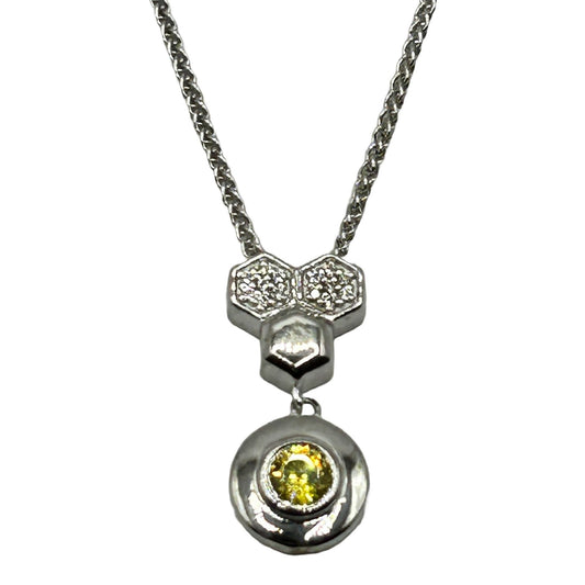 Universe Fine Jewelry MARVEL The Wasp - 18" 925 Sterling Silver Pendant Necklace