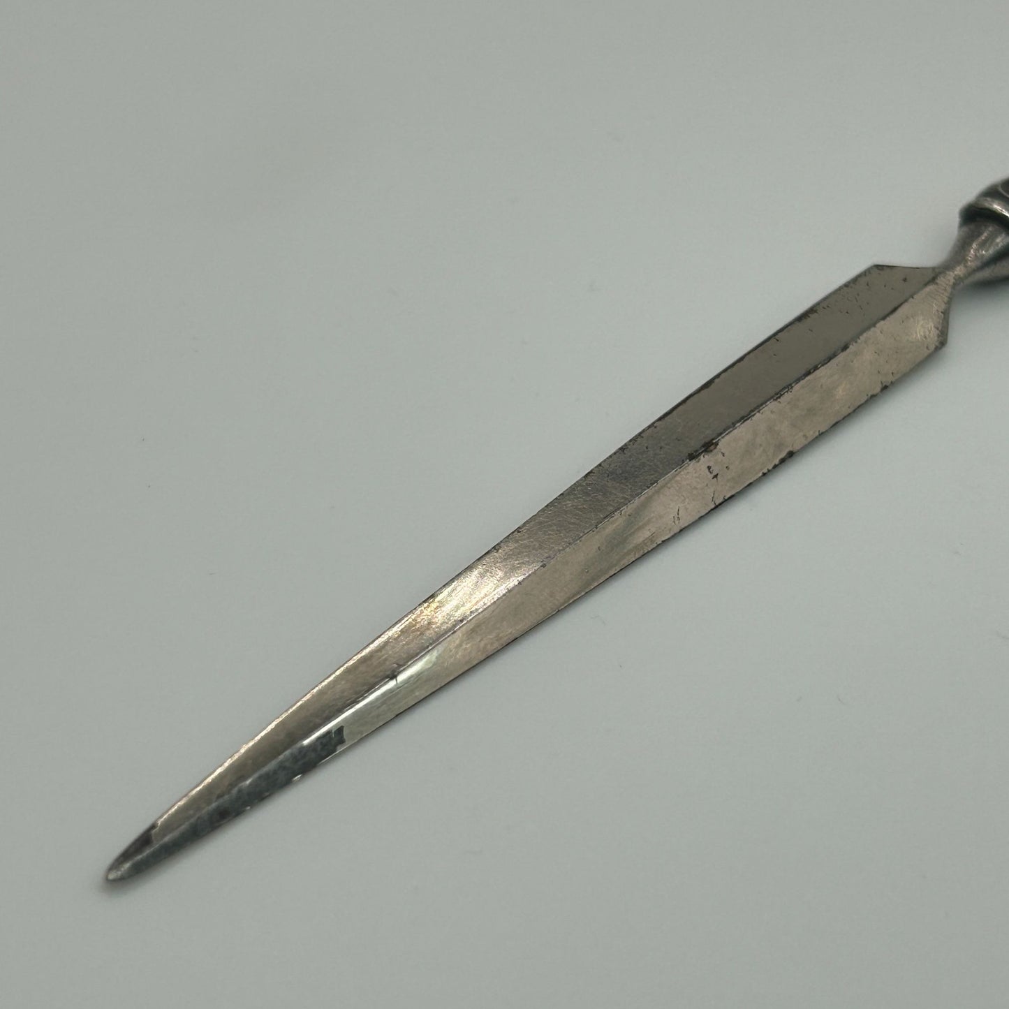 Antique Letter Opener Sterling Silver Decorative/Floral Handle