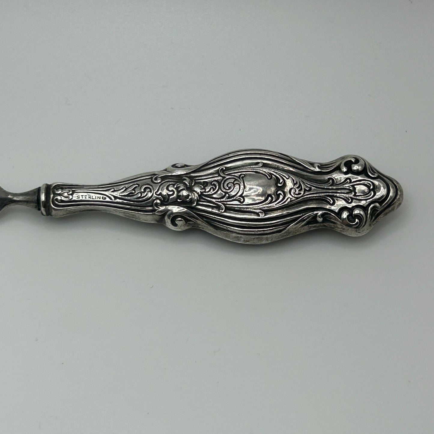 Antique Letter Opener Sterling Silver Decorative/Floral Handle