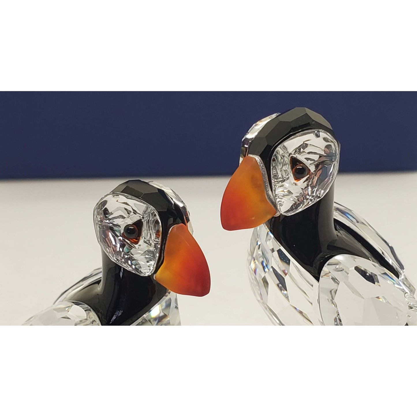 Swarovski Crystal #0261643 "Puffins" Birds with Original Box & COA