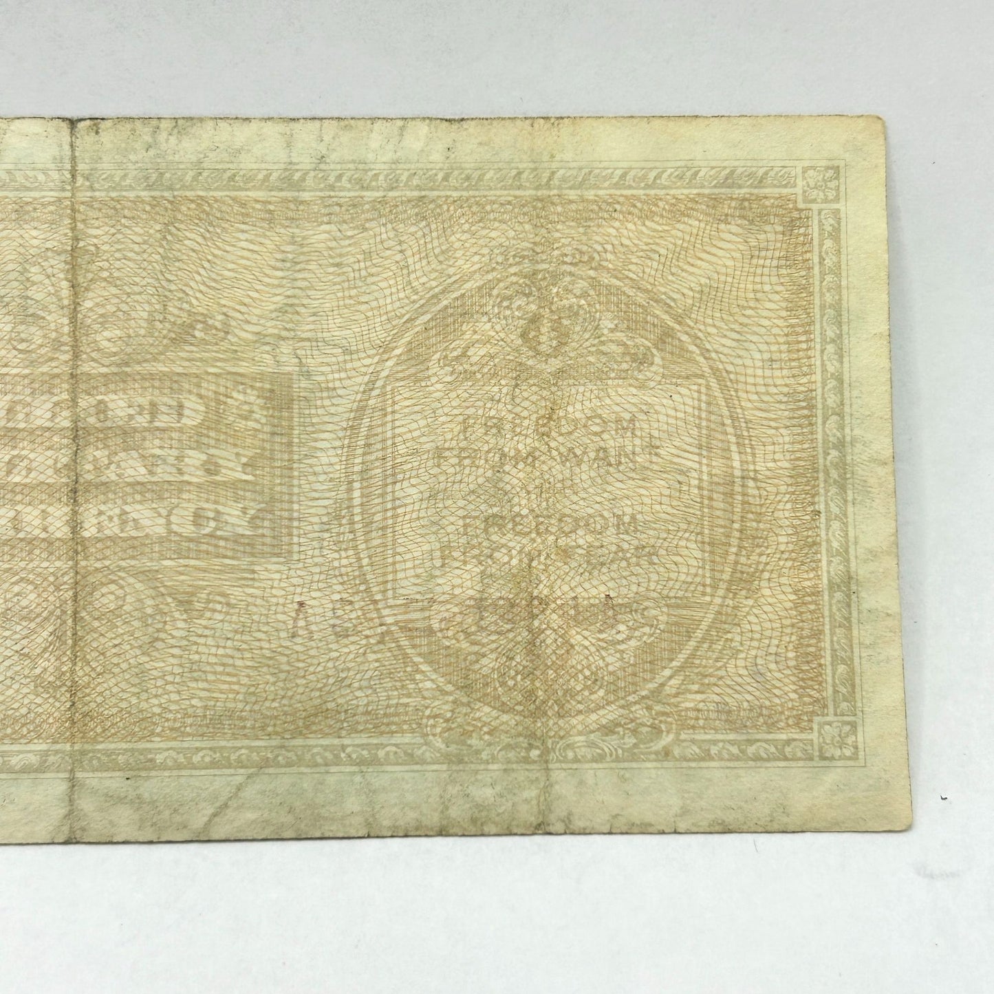 Series of 1943-A Italy Sicily Rare R2 Banknote Lire 500 Allied Military WWII FLC