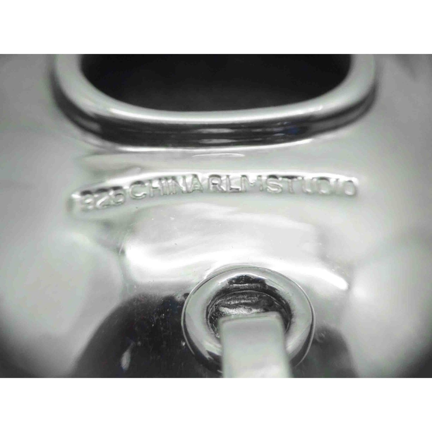 Robert Lee Morris RLM Designer Concave Disc Link Toggle Bracelet Sterling Silver