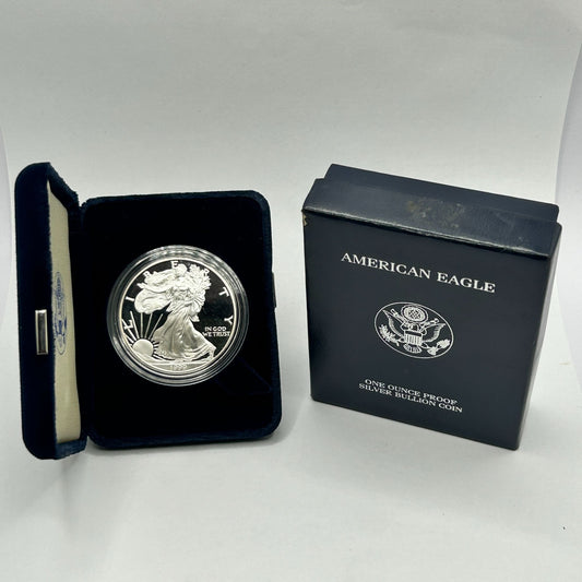 1999 Proof Silver American Eagle Dollar Coin OGP (NO COA)