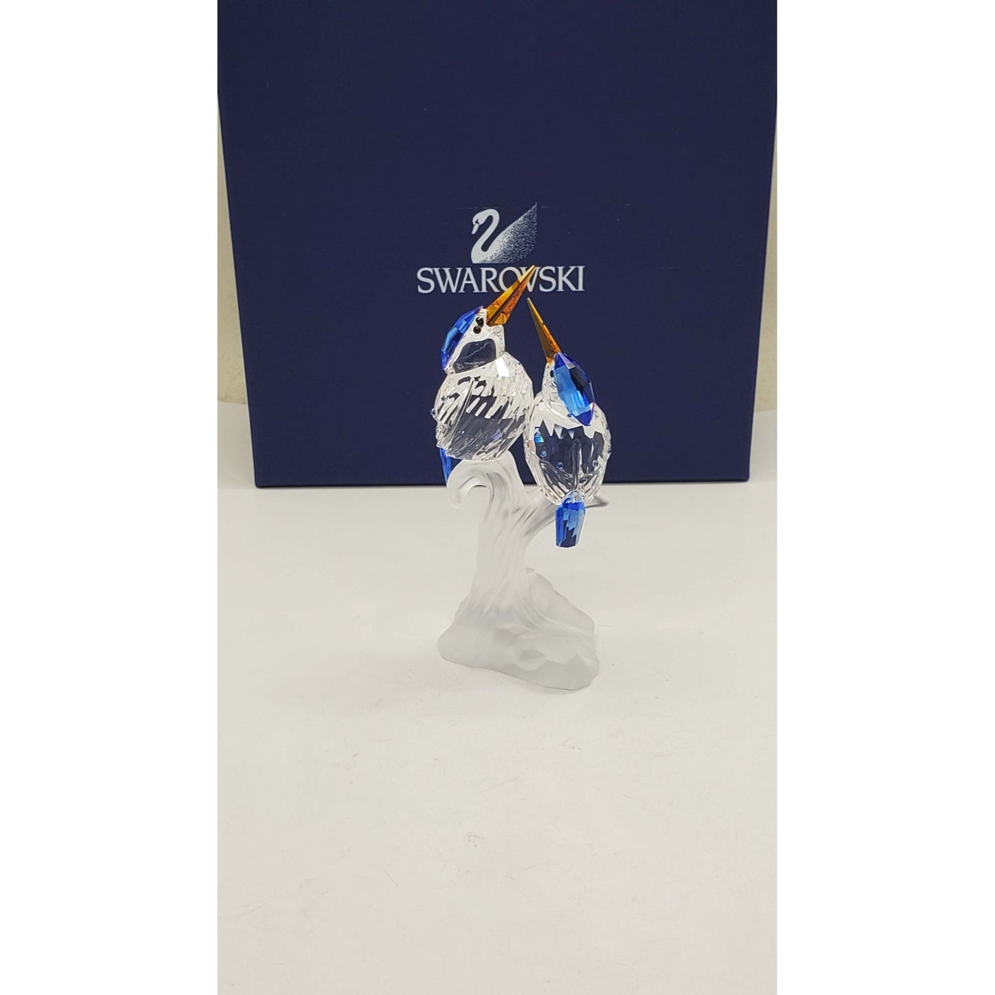 Swarovski Crystal #0623323 "Malachite Kingfisher" Birds with Original Box & COA