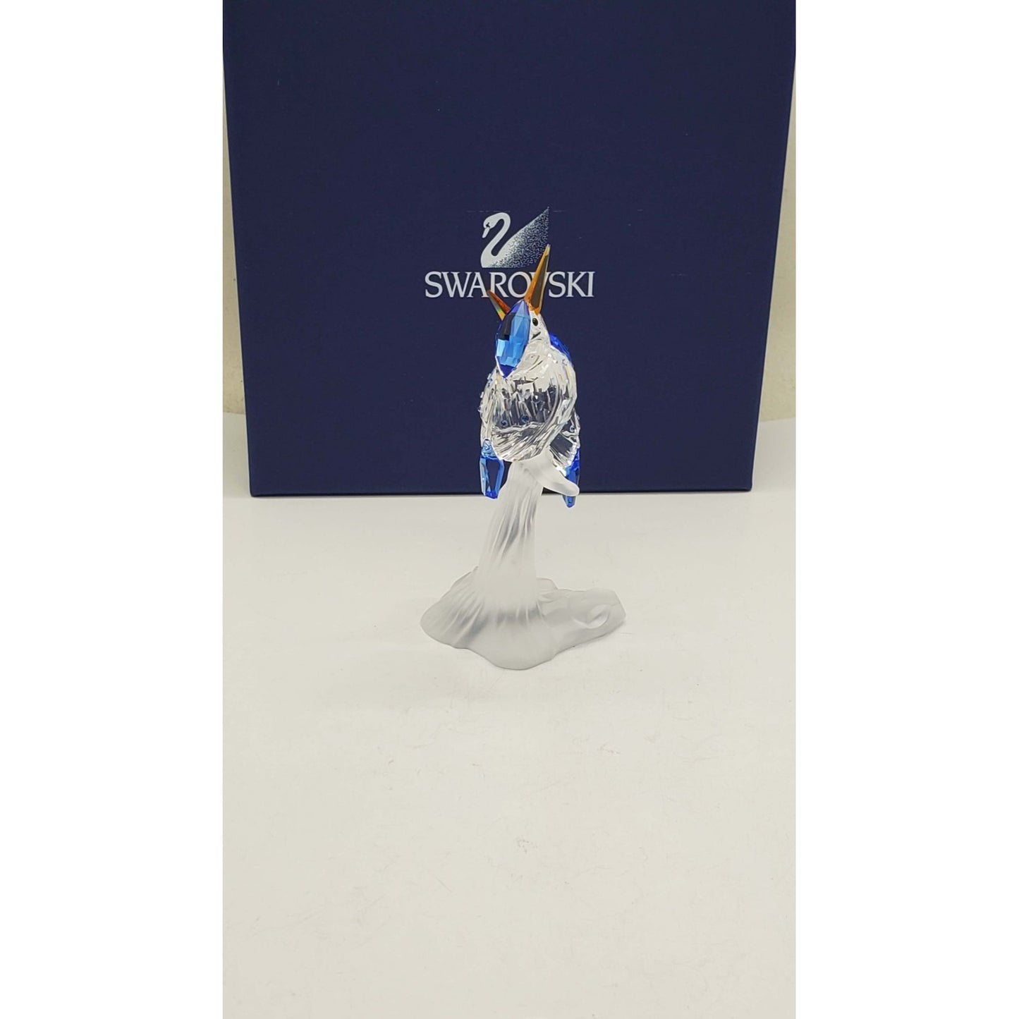 Swarovski Crystal #0623323 "Malachite Kingfisher" Birds with Original Box & COA