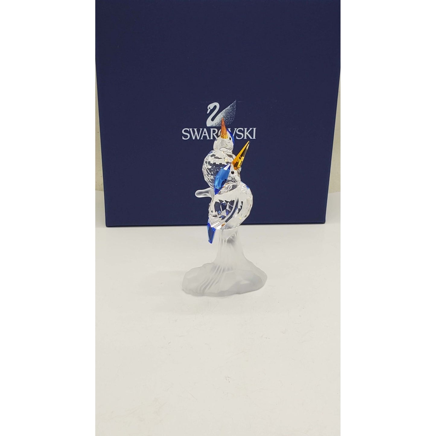 Swarovski Crystal #0623323 "Malachite Kingfisher" Birds with Original Box & COA