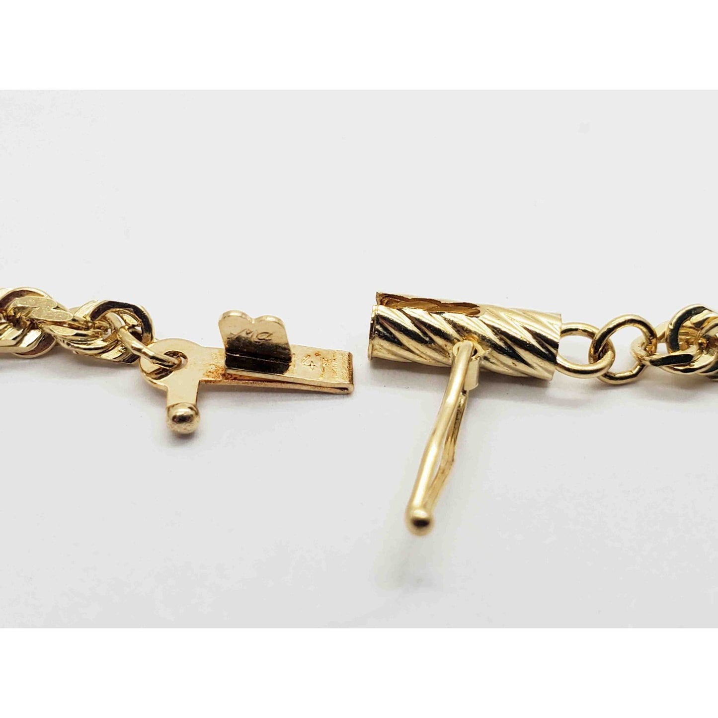 Michael Anthony 3.1mm Wide Rope Chain Necklace 14k Gold 20" Long