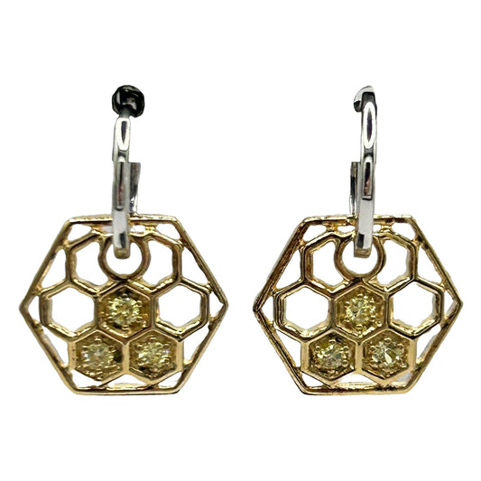 Universe Fine Jewelry MARVEL The Wasp - Drop Earrings 925 Sterling Silver
