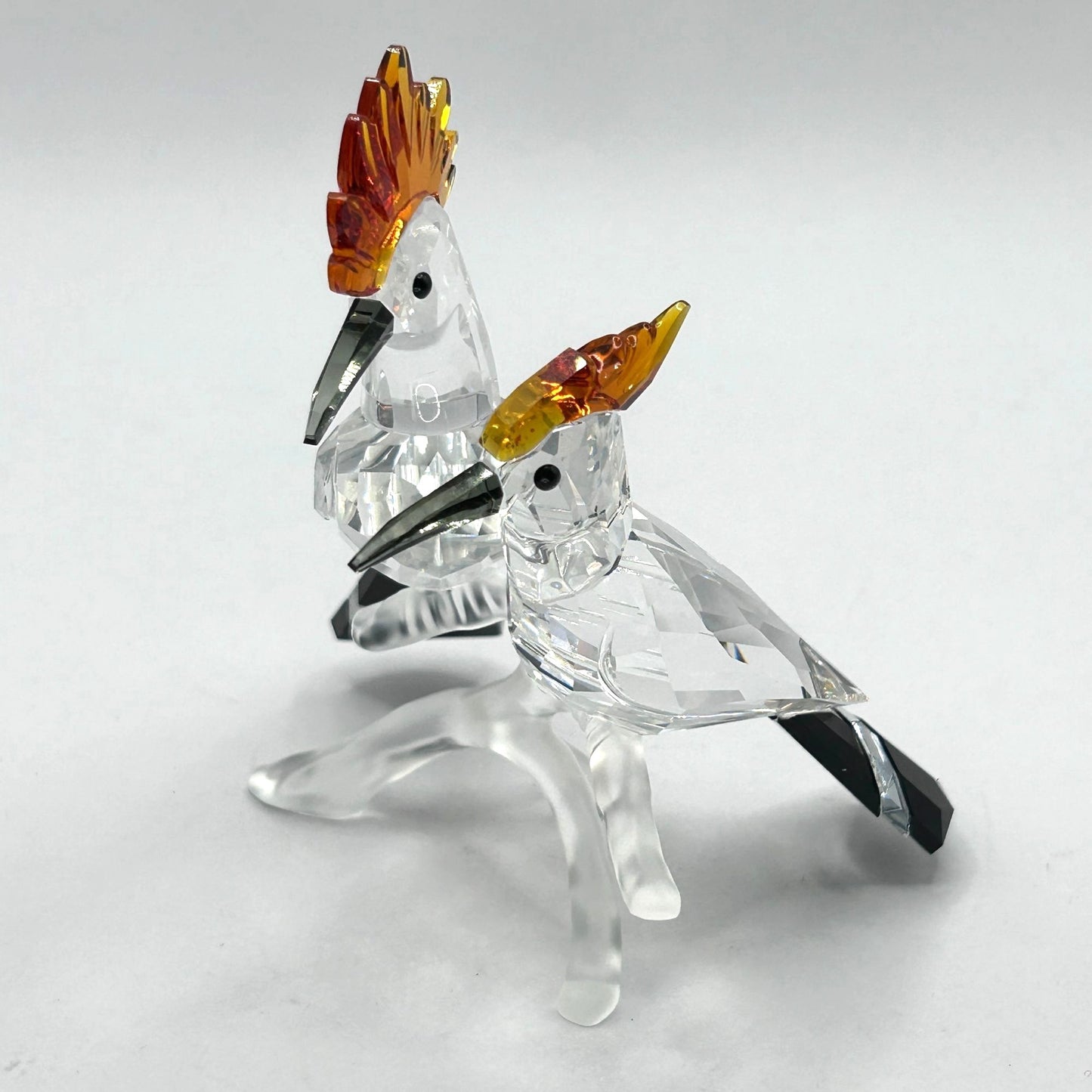 Swarovski Crystal 925080 Hoopoes on Branch w 1 Box & COA - No Stickers