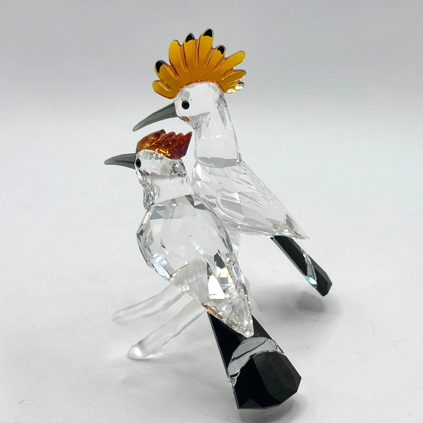 Swarovski Crystal 925080 Hoopoes on Branch w 1 Box & COA - No Stickers