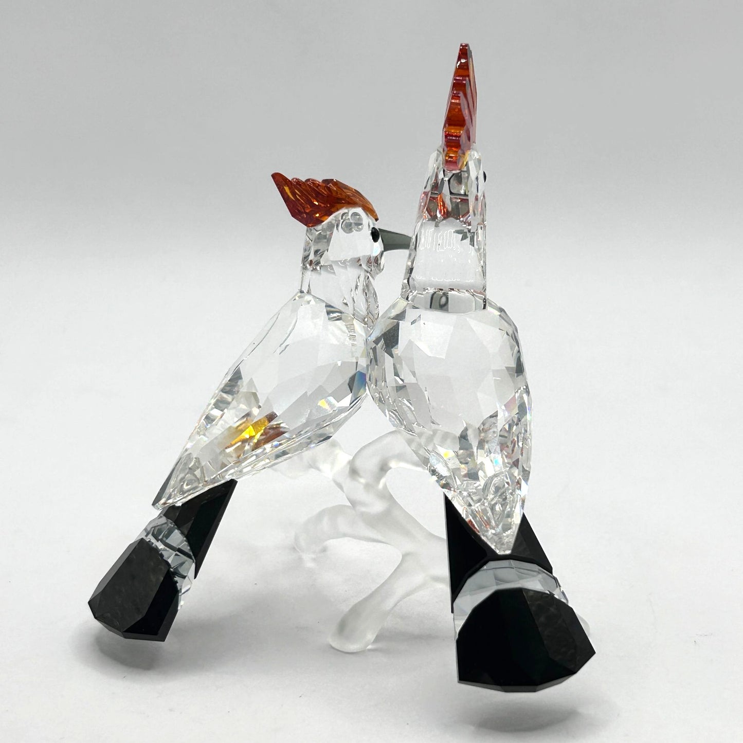 Swarovski Crystal 925080 Hoopoes on Branch w 1 Box & COA - No Stickers