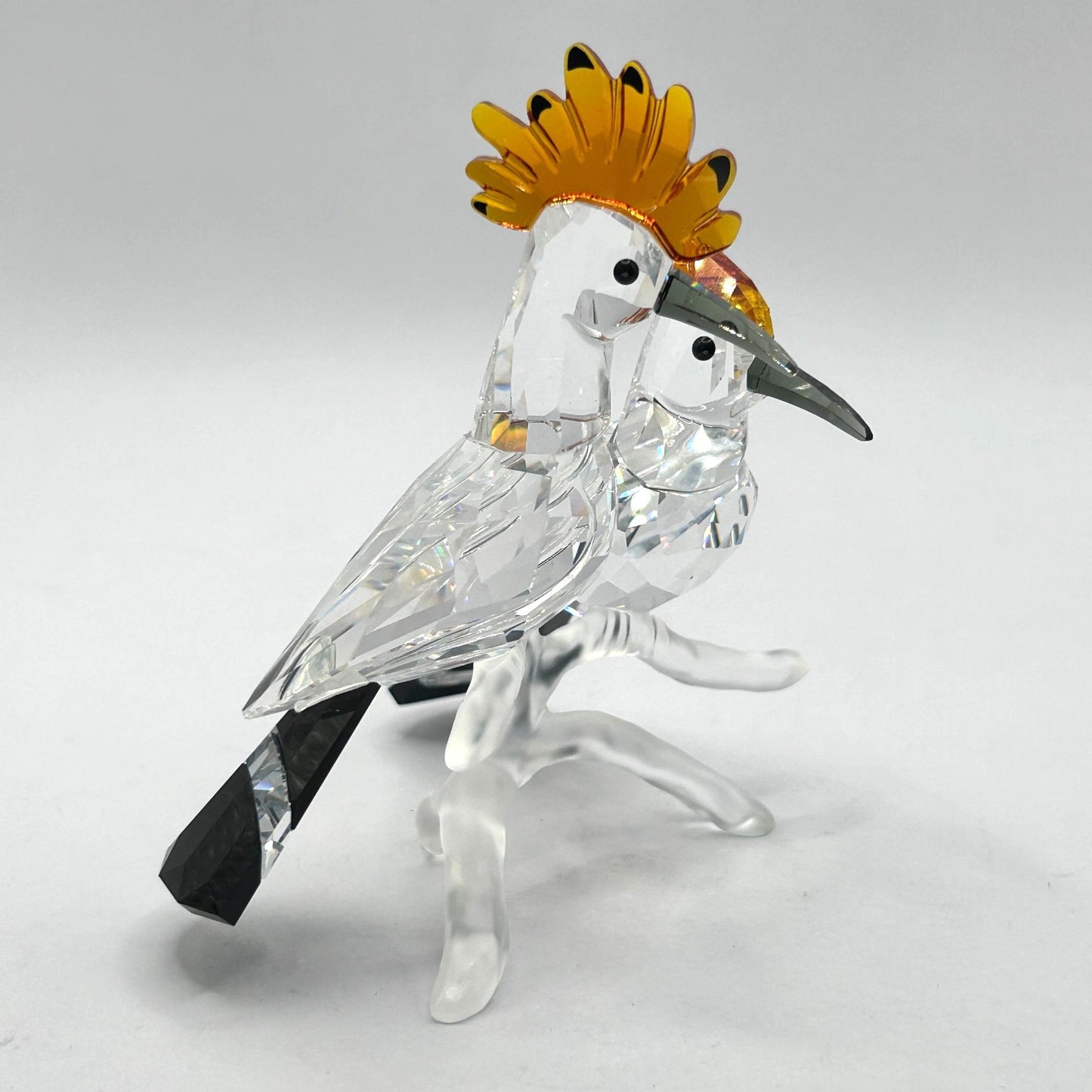 Swarovski Crystal 925080 Hoopoes on Branch w 1 Box & COA - No Stickers