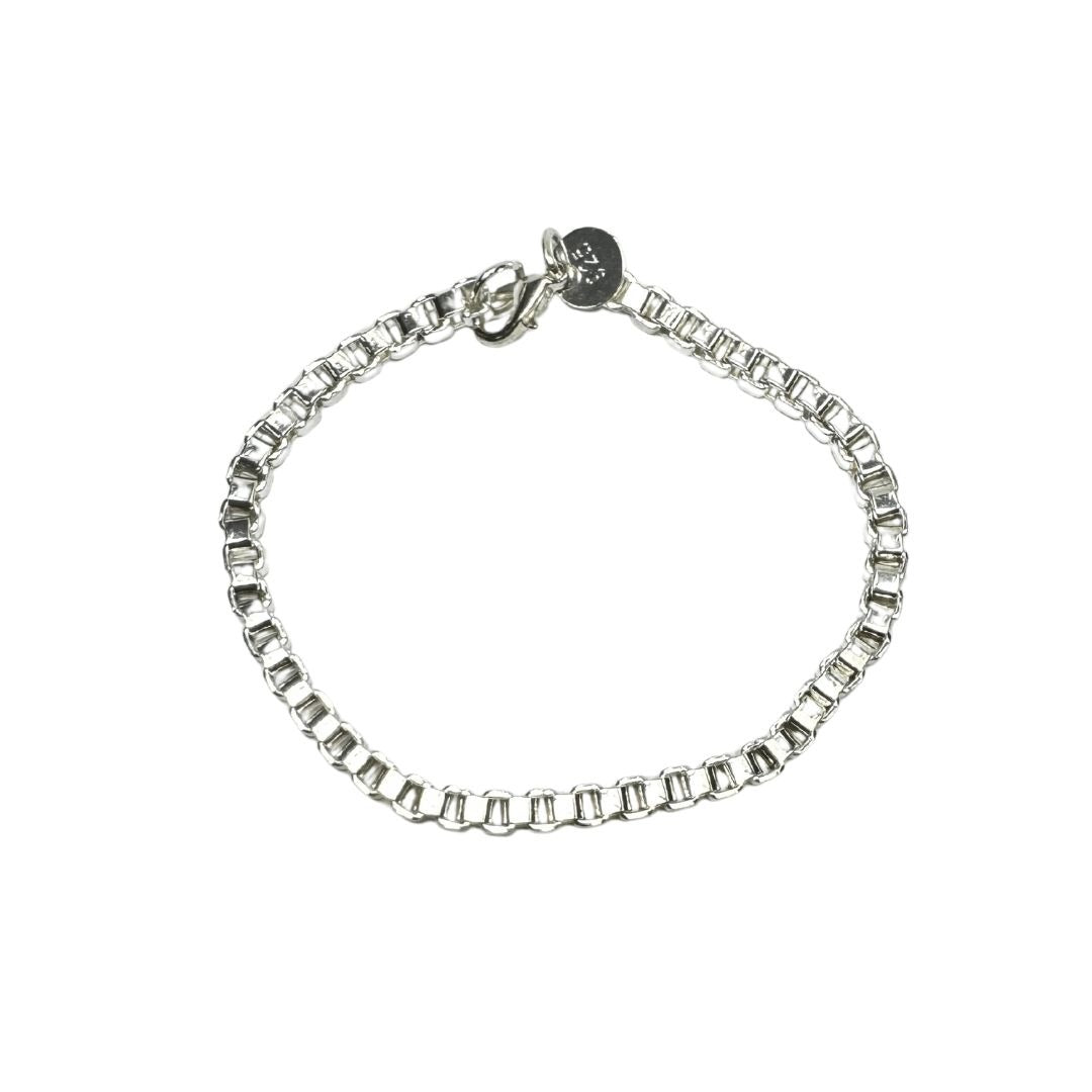 Anti Tarnish Ultimate Silver SS Box Chain Bracelet