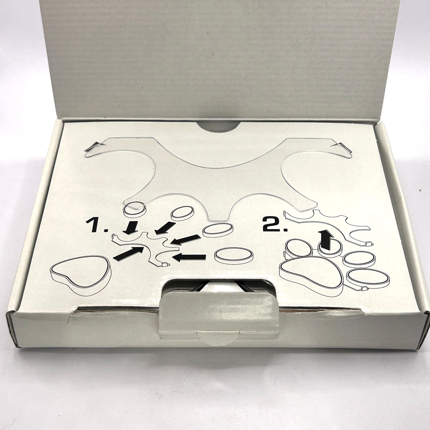 Swarovski Crystal 1096847 Disney Lady & The Tramp Paw Print Display in Box + COA