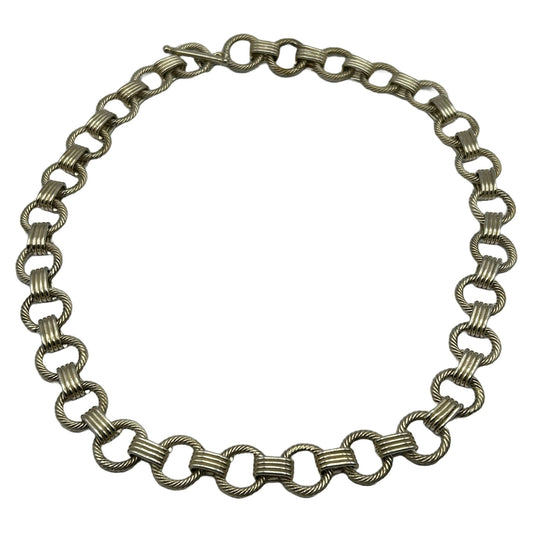Sterling Silver Judith Ripka Cable Chain 20" Heavy Necklace - 94g