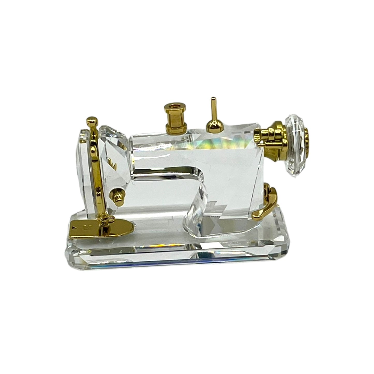 Vintage Swarovski Crystal Memories Classics Sewing Machine Gold Tone 235901