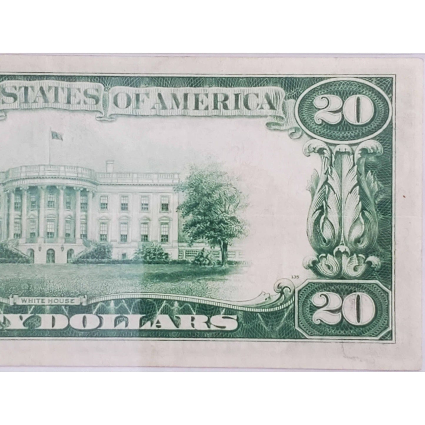 1928 $20 Gold Certificate #A19362146A PMG 35 Choice Very Fine