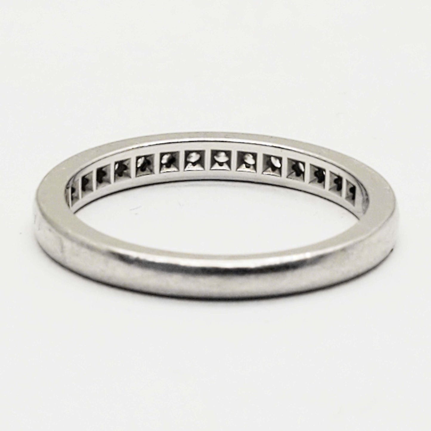 Tiffany & Co Tiffany Setting 0.21 ctw Diamond Wedding Band Platinum Size 5.5