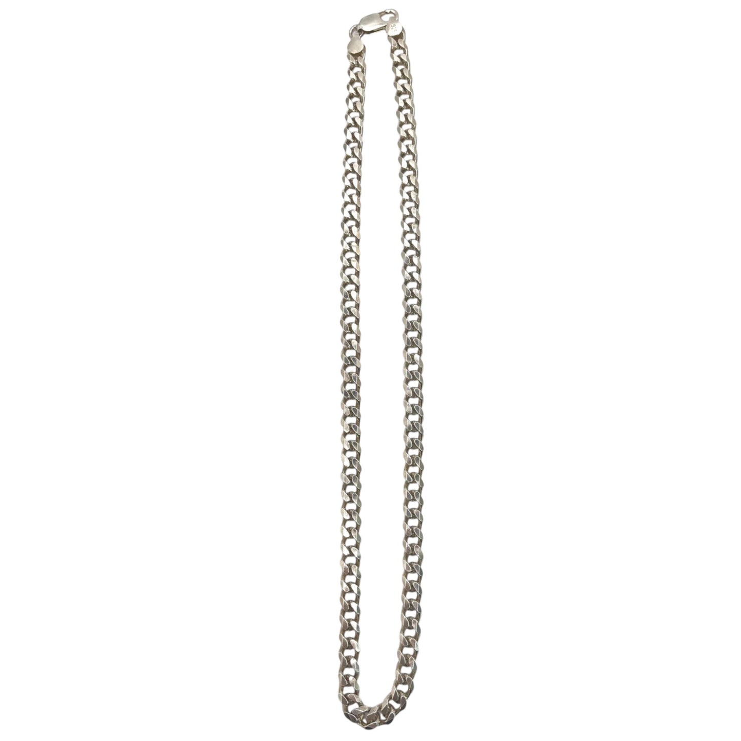 925 Sterling Silver Men's Curb Chain Necklace 20 Inch 6mm Classic