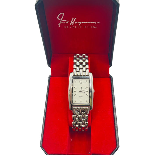 Fred Hayman Beverly Hills Best Of Times Silver Tone Women's Watch Not Working