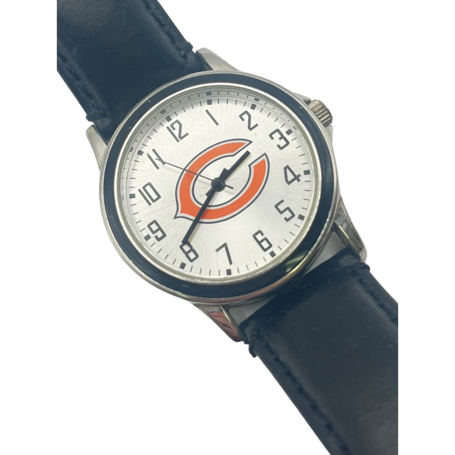 Chicago Bears Game Time NFL Series Men's Watch Movement Black Leather Working