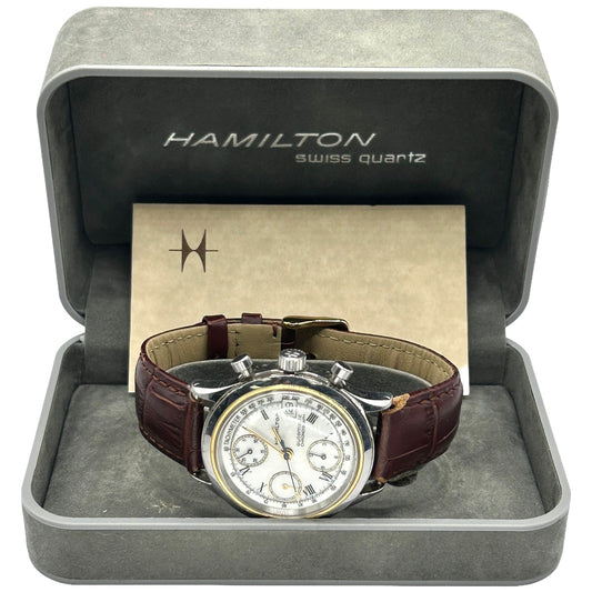 Hamilton 9940A Swiss Watch 38mm Automatic Chronograph Men's Watch