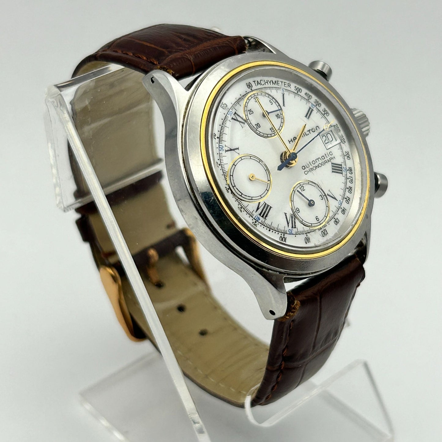 Hamilton 9940A Swiss Watch 38mm Automatic Chronograph Men's Watch