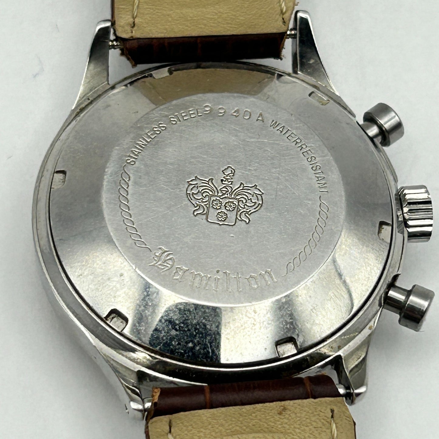 Hamilton 9940A Swiss Watch 38mm Automatic Chronograph Men's Watch