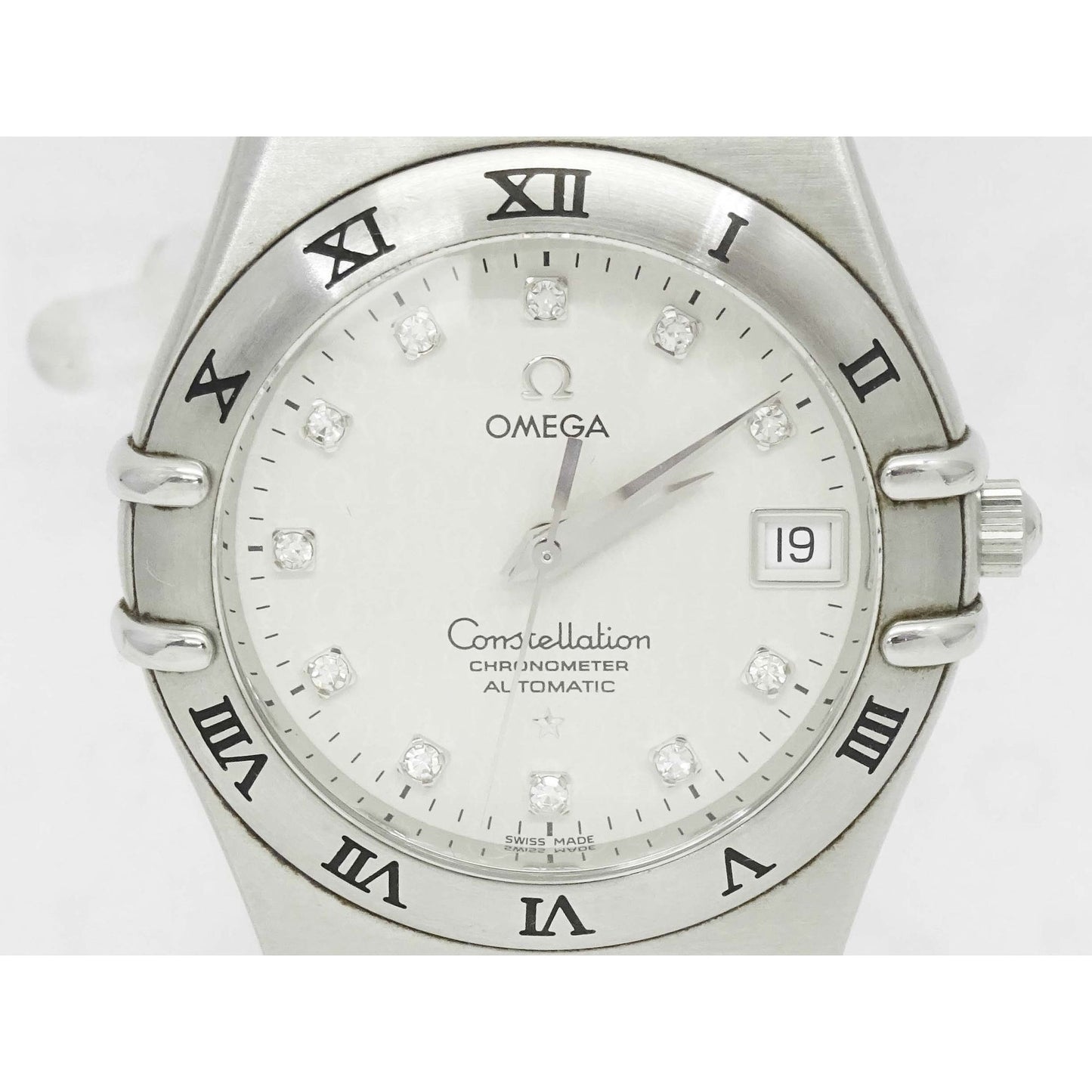 Omega Constellation 1504.35 50th Anniversary Diamond Automatic Chronometer Watch Stainless Steel